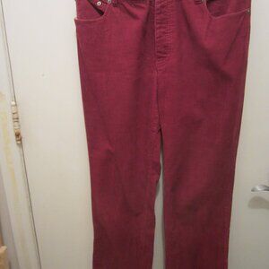 Cordoroy Pants - J. Crew - Size 12 - Burgundy